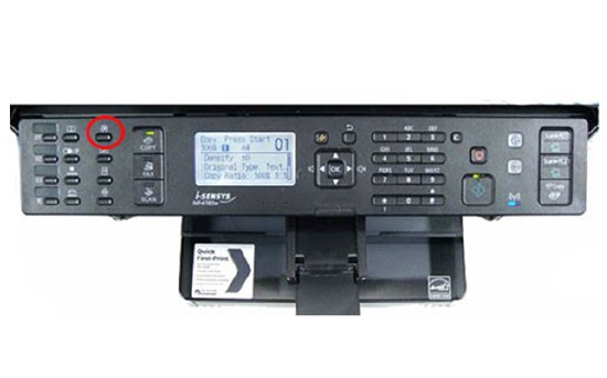 ریست پرینتر کانن دارای صفحه نمایش