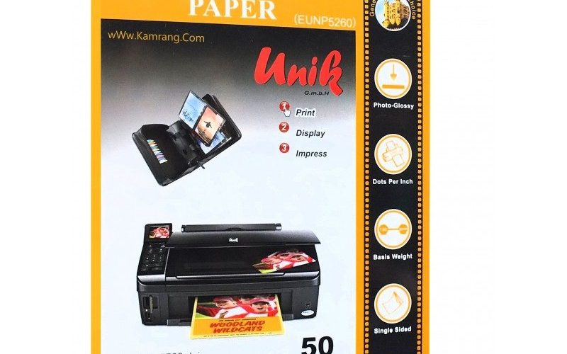 کاغذ عکس فتوگلاسه یونیکEUNP5260