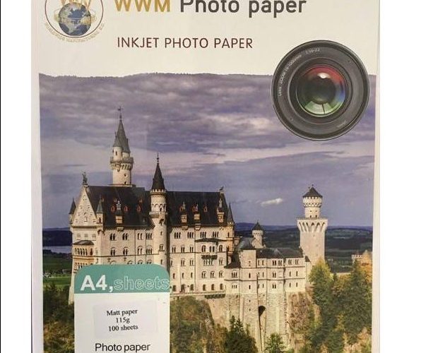 کاغذ عکس ورلدواید Matte 115G