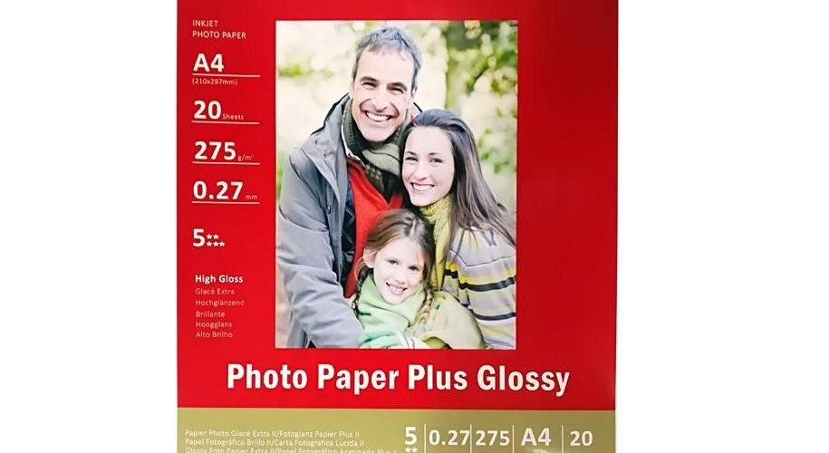 کاغذ گلاسه چاپ عکس کانن