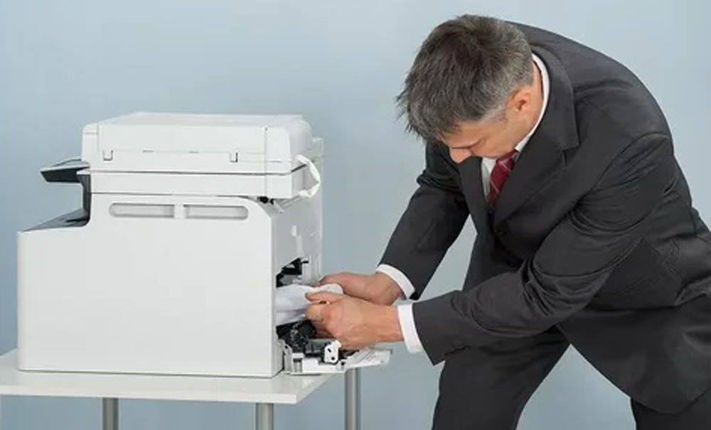 گیر کردن کاغذ داخل پرینتر کاننlbp6020