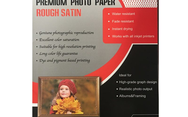 کاغذ عکس زیراکس Rough Satin
